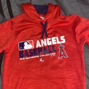 Majestic Authentic MLB LA Angels Hoodie